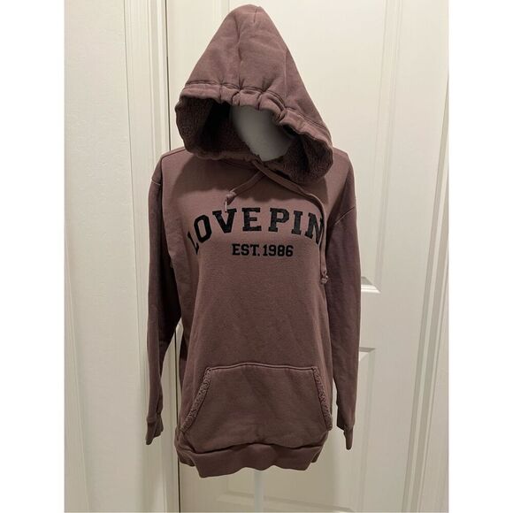 Victoria's Secret sherpa lined hoodie - Picture 1 of 5